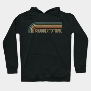 Shudder To Think Retro Stripes Hoodie